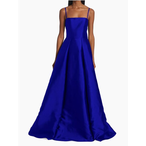 Vera Wang Bride Diane Sleeveless Fit & Flare Gown Royal Blue US 6 $495